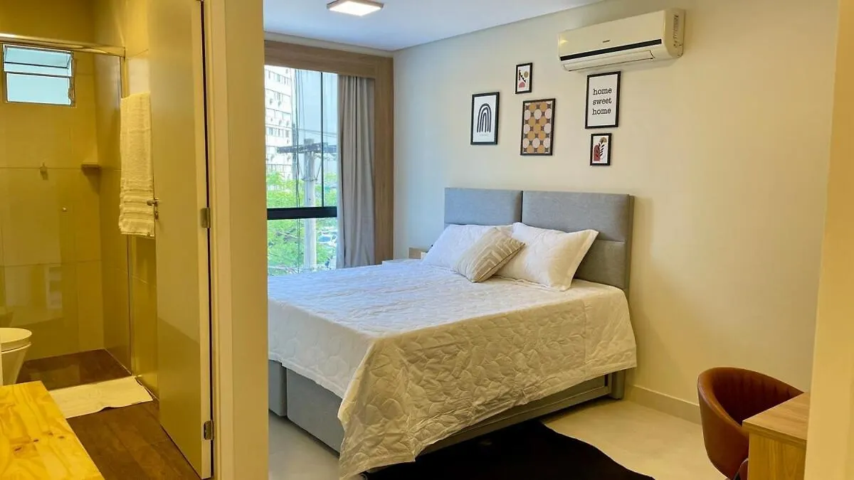 No Centro Suites 2 - Apto Moderno Com Cozinha Compartilhada Florianopolis 0*,  Brazil